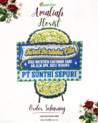 Papan Bunga Duka di Bangetayu Kulon