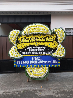 Papan Bunga Duka di Bangetayu Kulon
