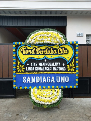 Papan Bunga Duka di Bangetayu Kulon